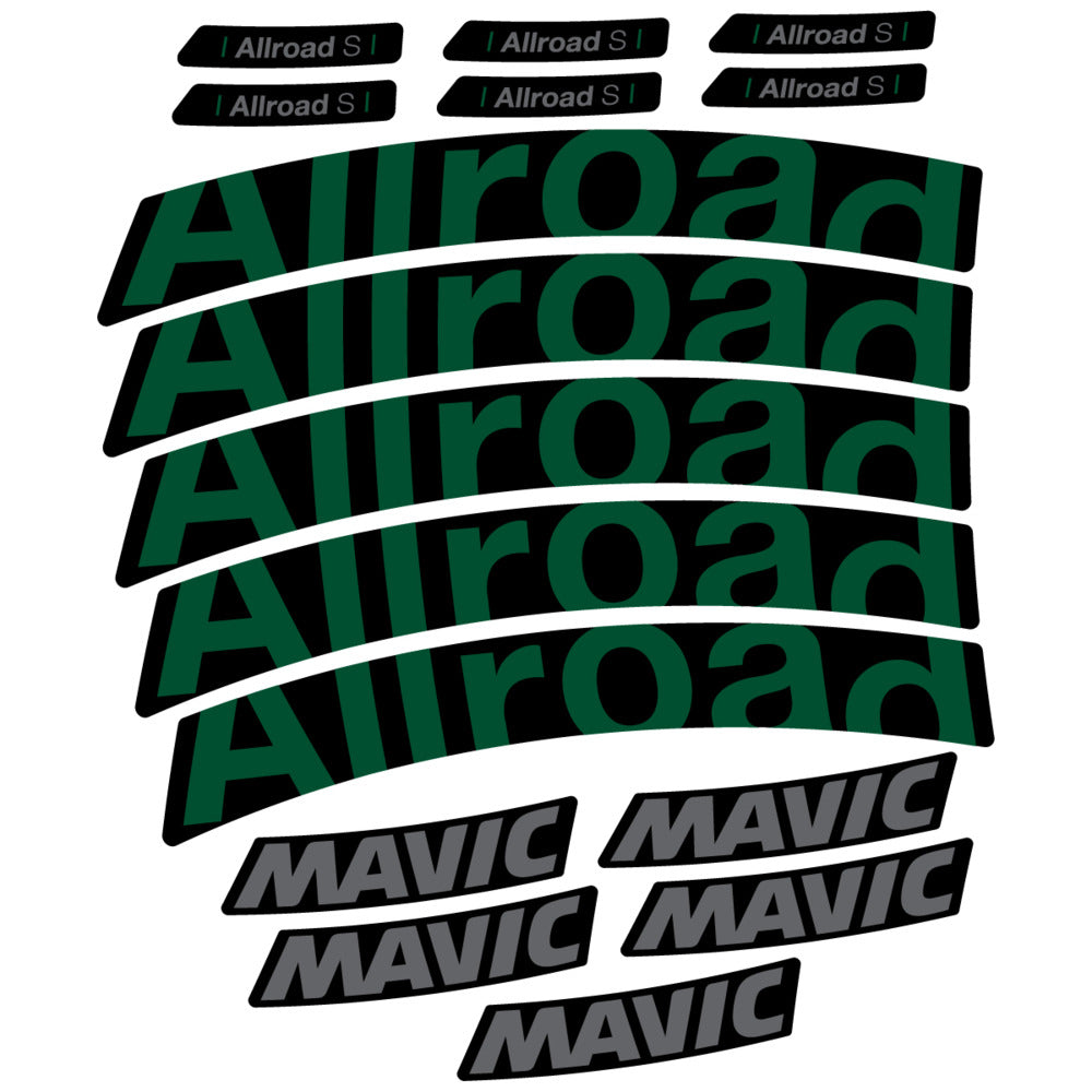 Stickers Compatible Decal Mavic Allroad S 2025 compatibles - Autocollants roue vélo route
