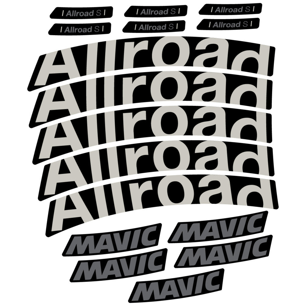 Stickers Compatible Decal Mavic Allroad S 2025 compatibles - Autocollants roue vélo route