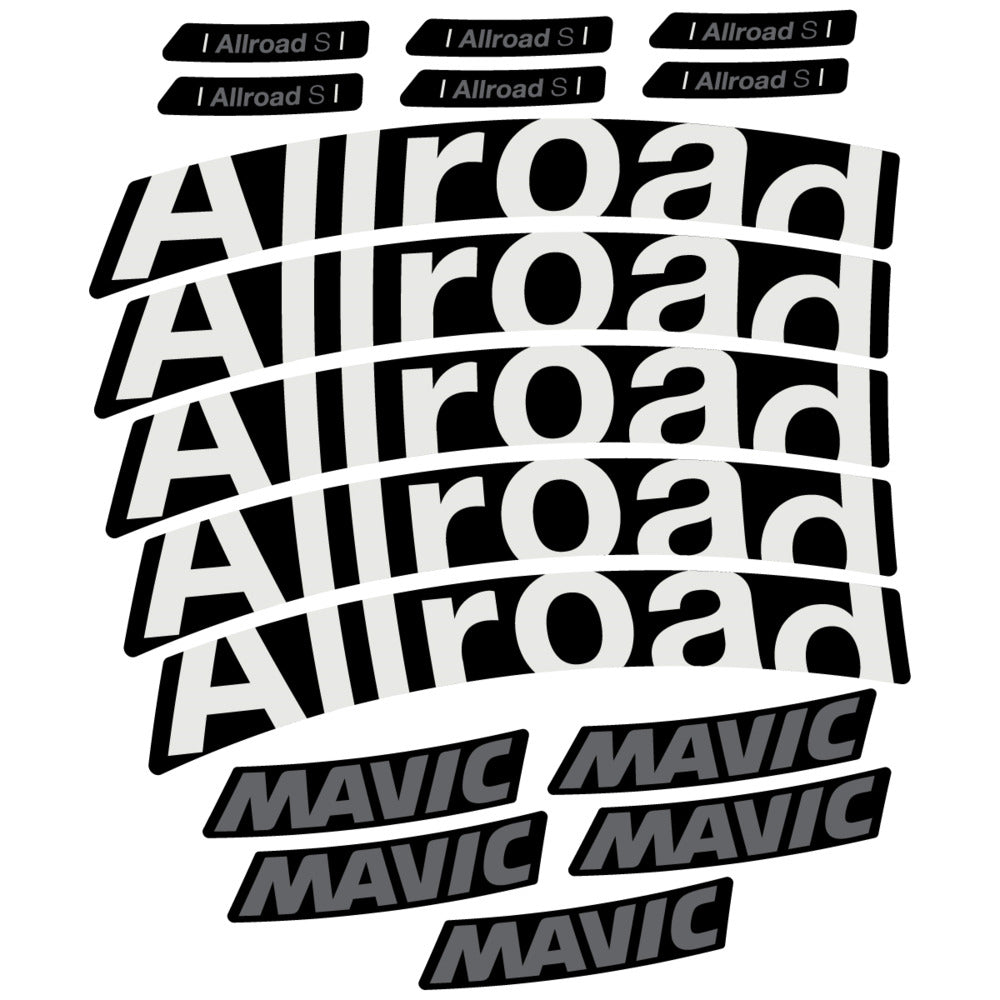Stickers Compatible Decal Mavic Allroad S 2025 compatibles - Autocollants roue vélo route