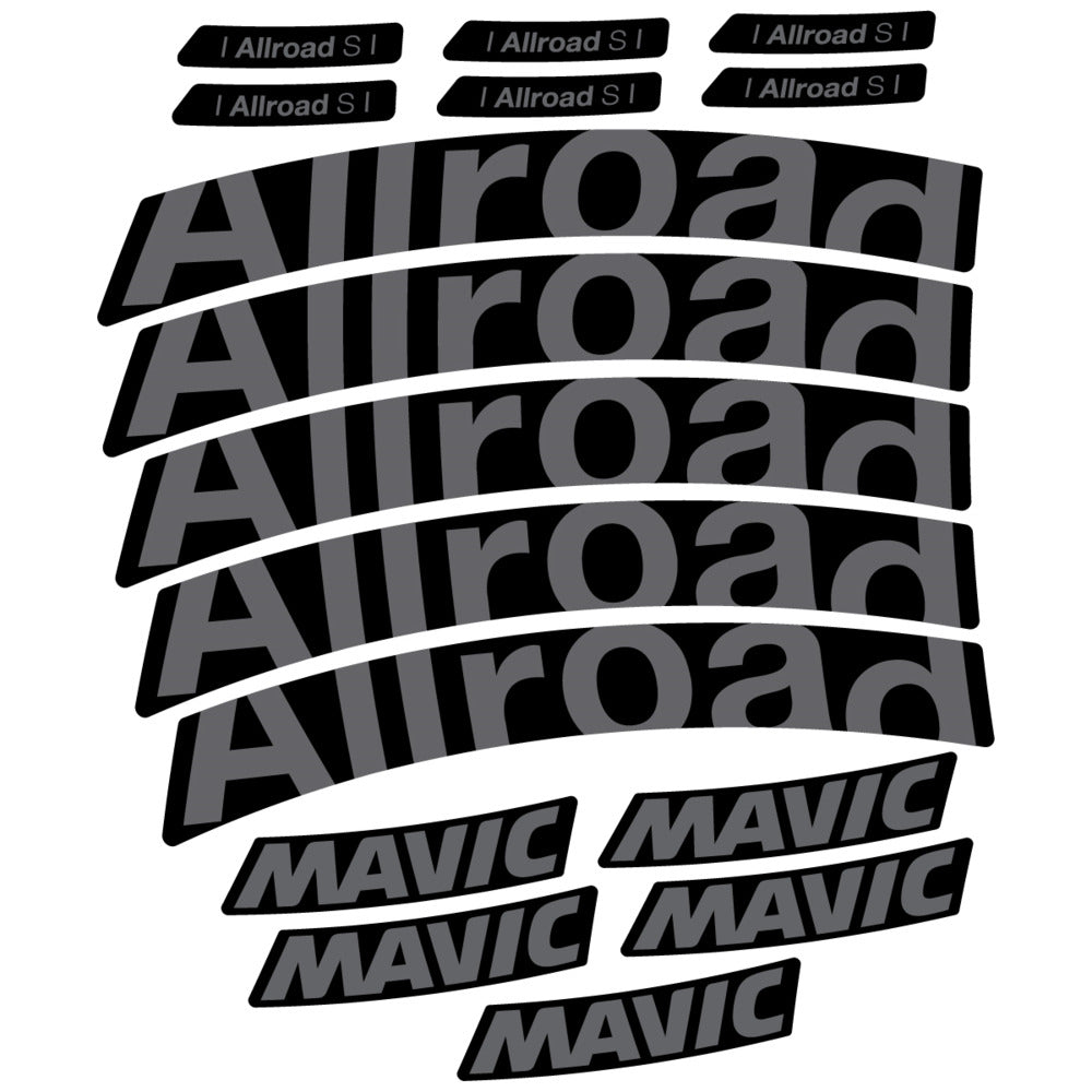 Stickers Compatible Decal Mavic Allroad S 2025 compatibles - Autocollants roue vélo route