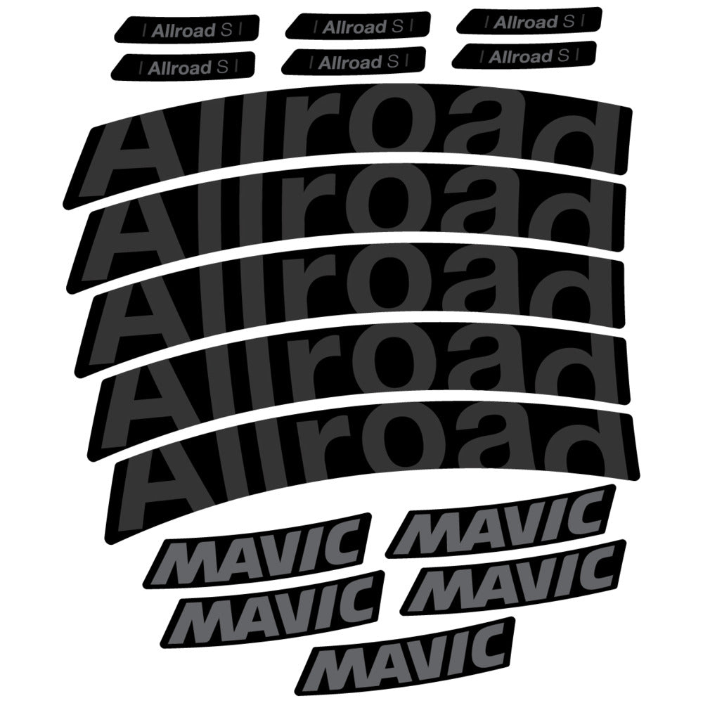 Stickers Compatible Decal Mavic Allroad S 2025 compatibles - Autocollants roue vélo route