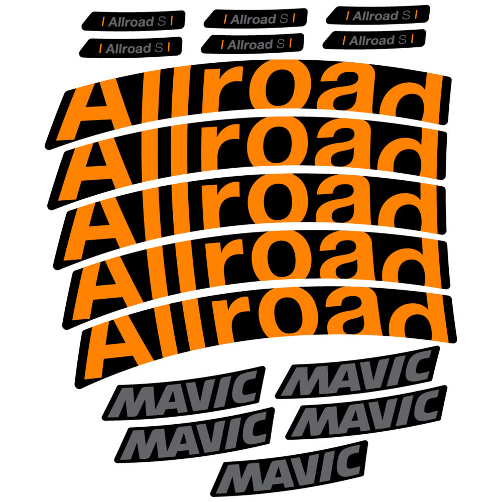 Stickers Compatible Decal Mavic Allroad S 2025 compatibles - Autocollants roue vélo route