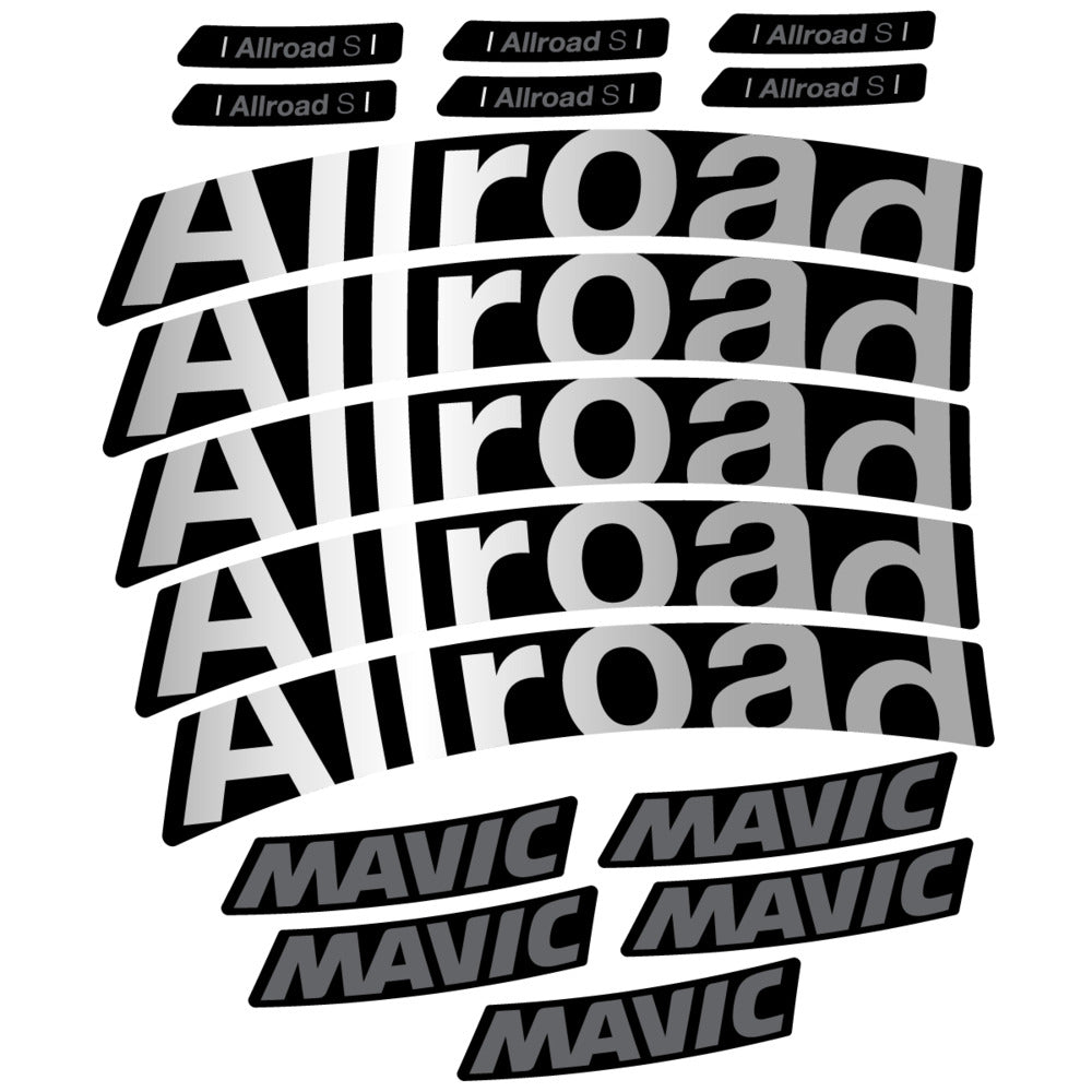 Stickers Compatible Decal Mavic Allroad S 2025 compatibles - Autocollants roue vélo route