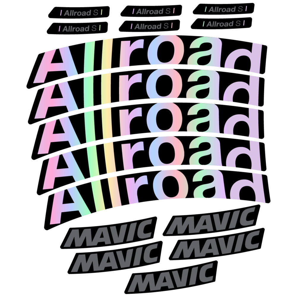 Stickers Compatible Decal Mavic Allroad S 2025 compatibles - Autocollants roue vélo route