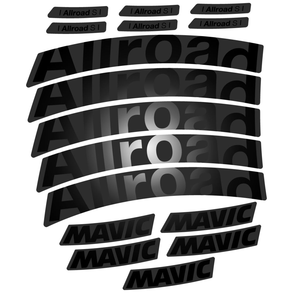 Stickers Compatible Decal Mavic Allroad S 2025 compatibles - Autocollants roue vélo route