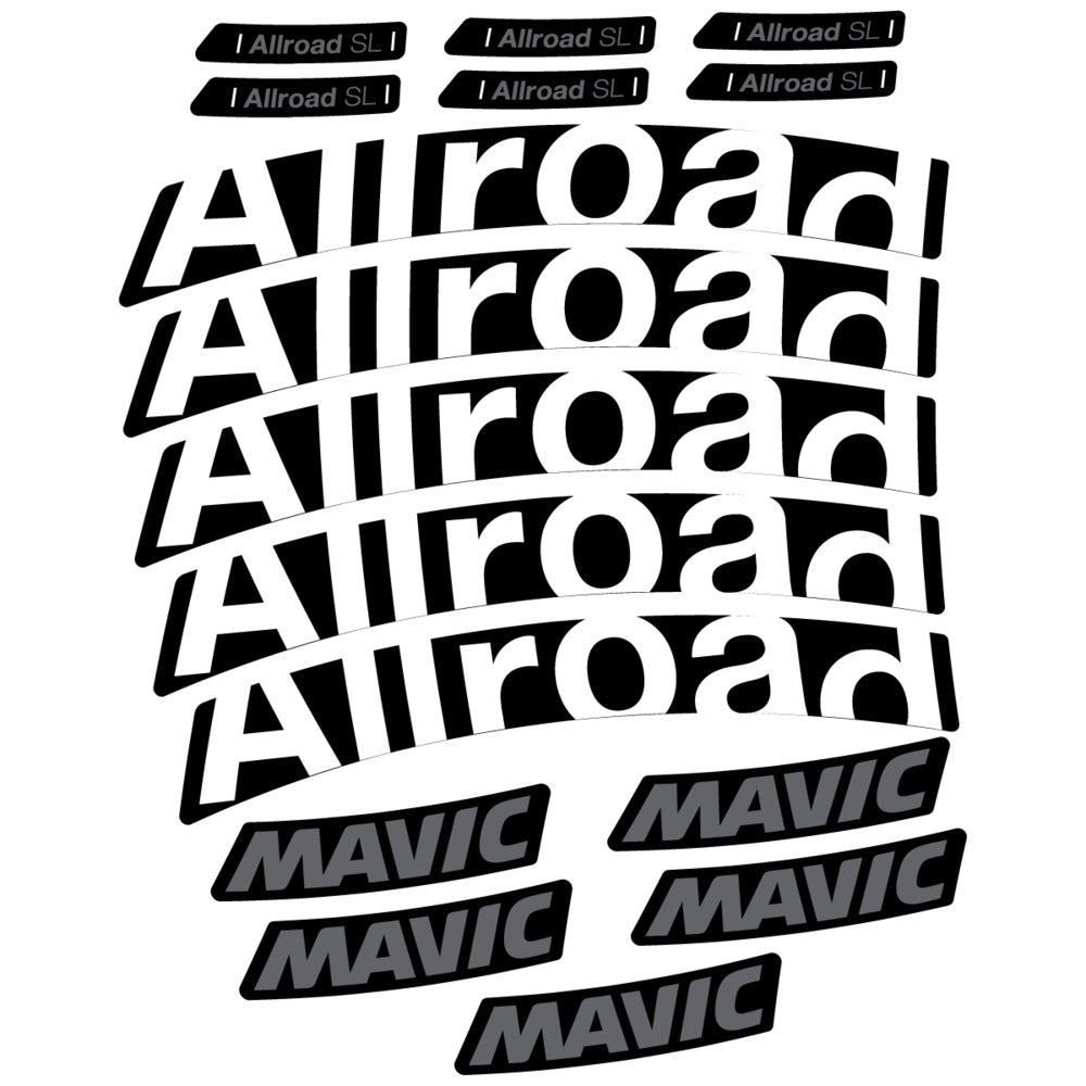 Stickers Compatible Decal Mavic Allroad SL 2025 compatibles - Autocollants roue vélo route