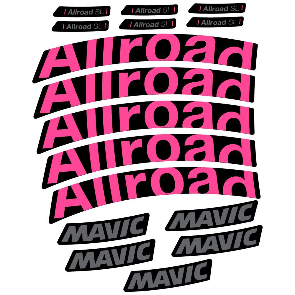 Stickers Compatible Decal Mavic Allroad SL 2025 compatibles - Autocollants roue vélo route