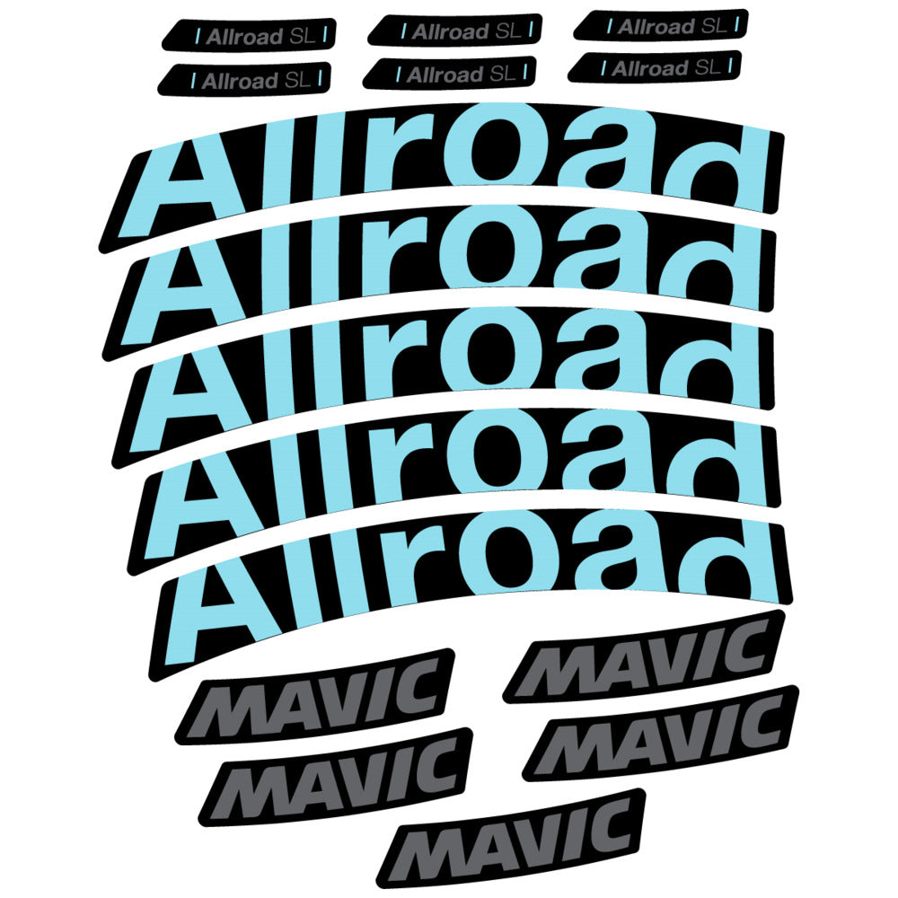 Stickers Compatible Decal Mavic Allroad SL 2025 compatibles - Autocollants roue vélo route