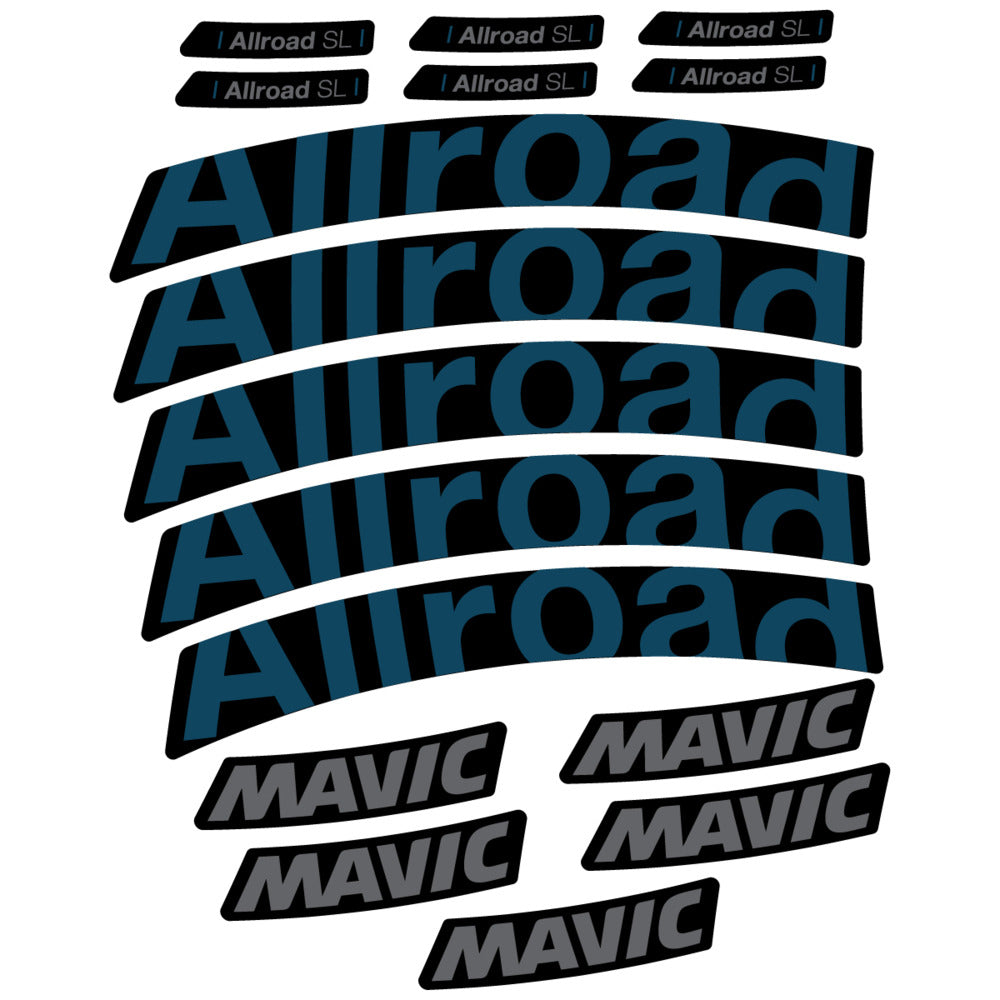 Stickers Compatible Decal Mavic Allroad SL 2025 compatibles - Autocollants roue vélo route