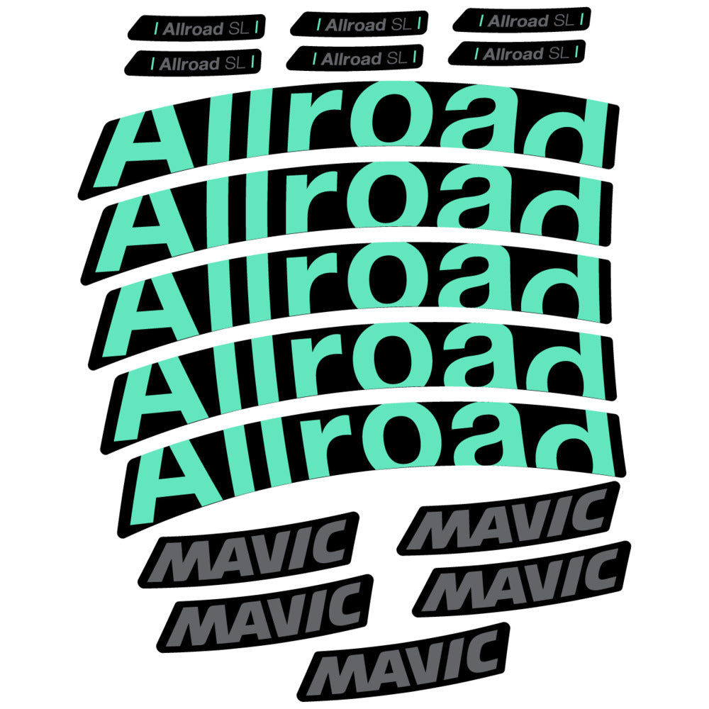 Stickers Compatible Decal Mavic Allroad SL 2025 compatibles - Autocollants roue vélo route