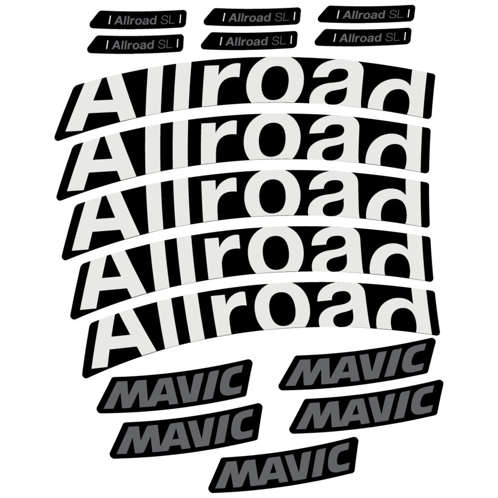 Stickers Compatible Decal Mavic Allroad SL 2025 compatibles - Autocollants roue vélo route