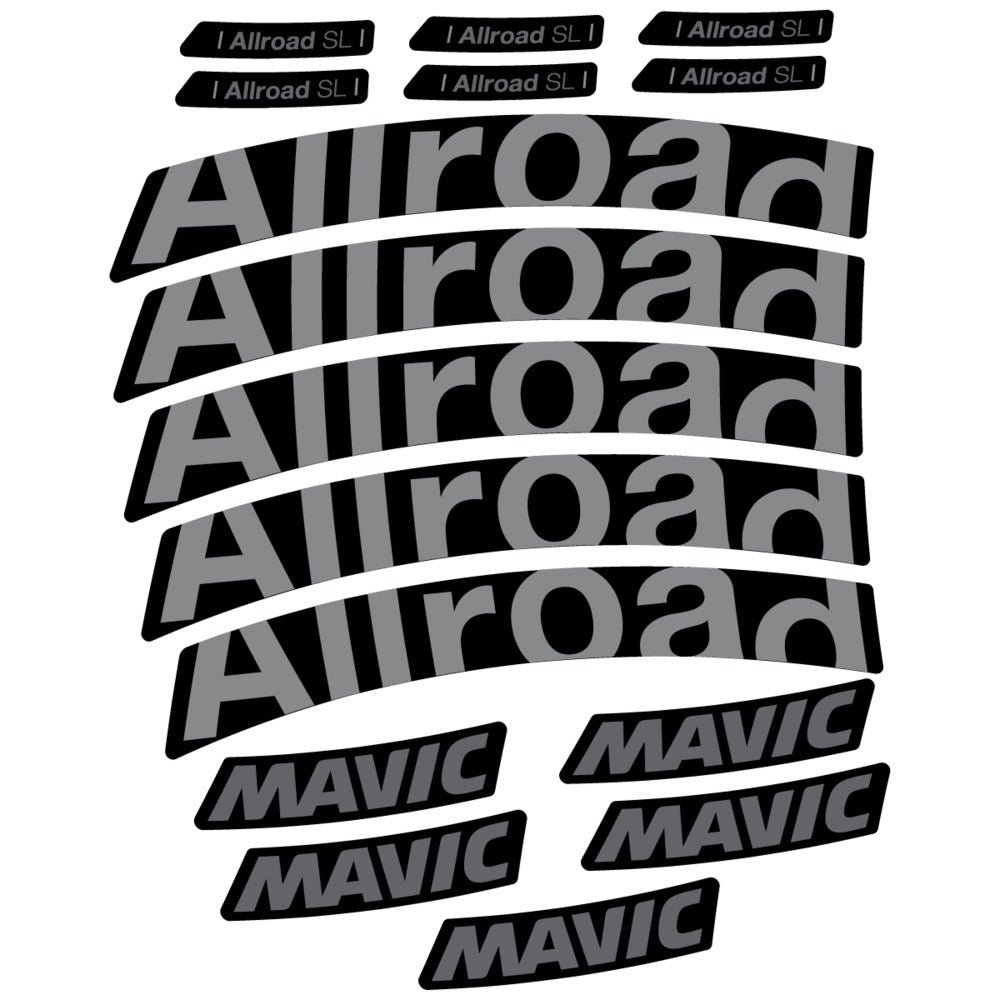 Stickers Compatible Decal Mavic Allroad SL 2025 compatibles - Autocollants roue vélo route