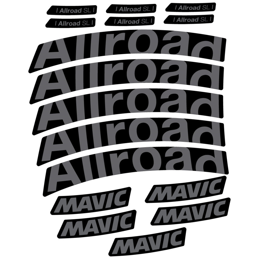 Stickers Compatible Decal Mavic Allroad SL 2025 compatibles - Autocollants roue vélo route