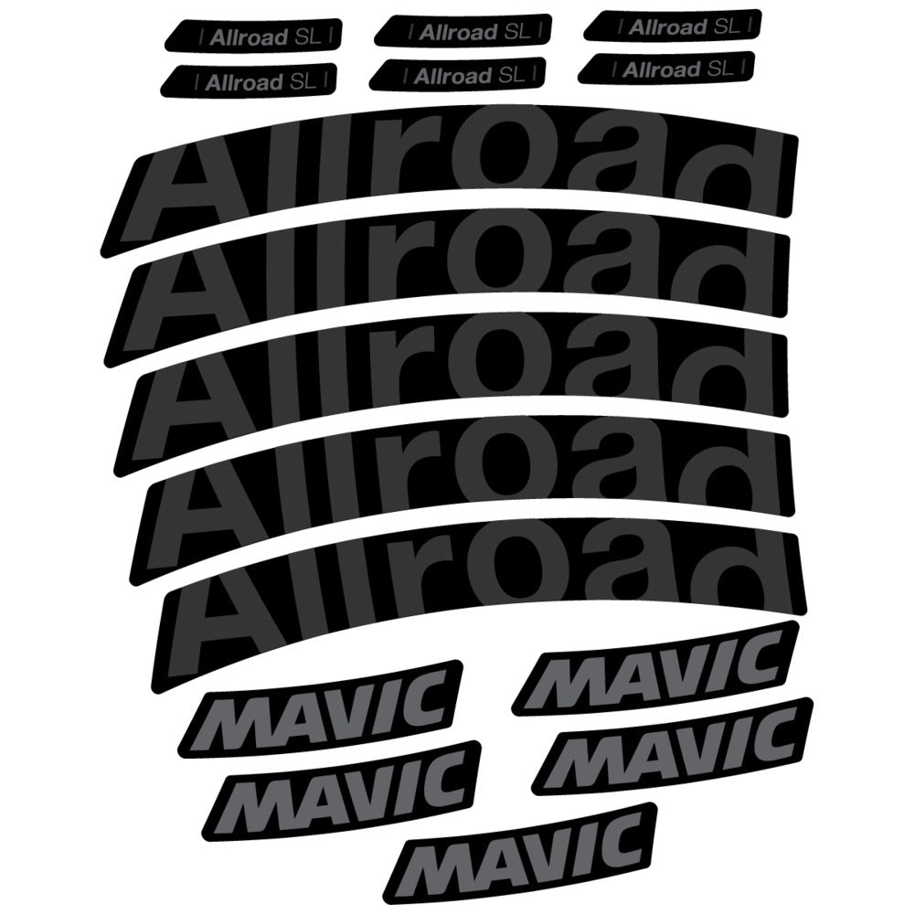 Stickers Compatible Decal Mavic Allroad SL 2025 compatibles - Autocollants roue vélo route