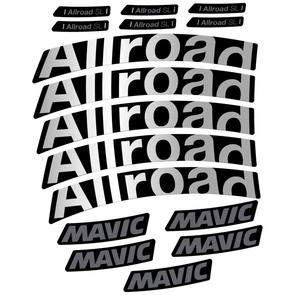Stickers Compatible Decal Mavic Allroad SL 2025 compatibles - Autocollants roue vélo route