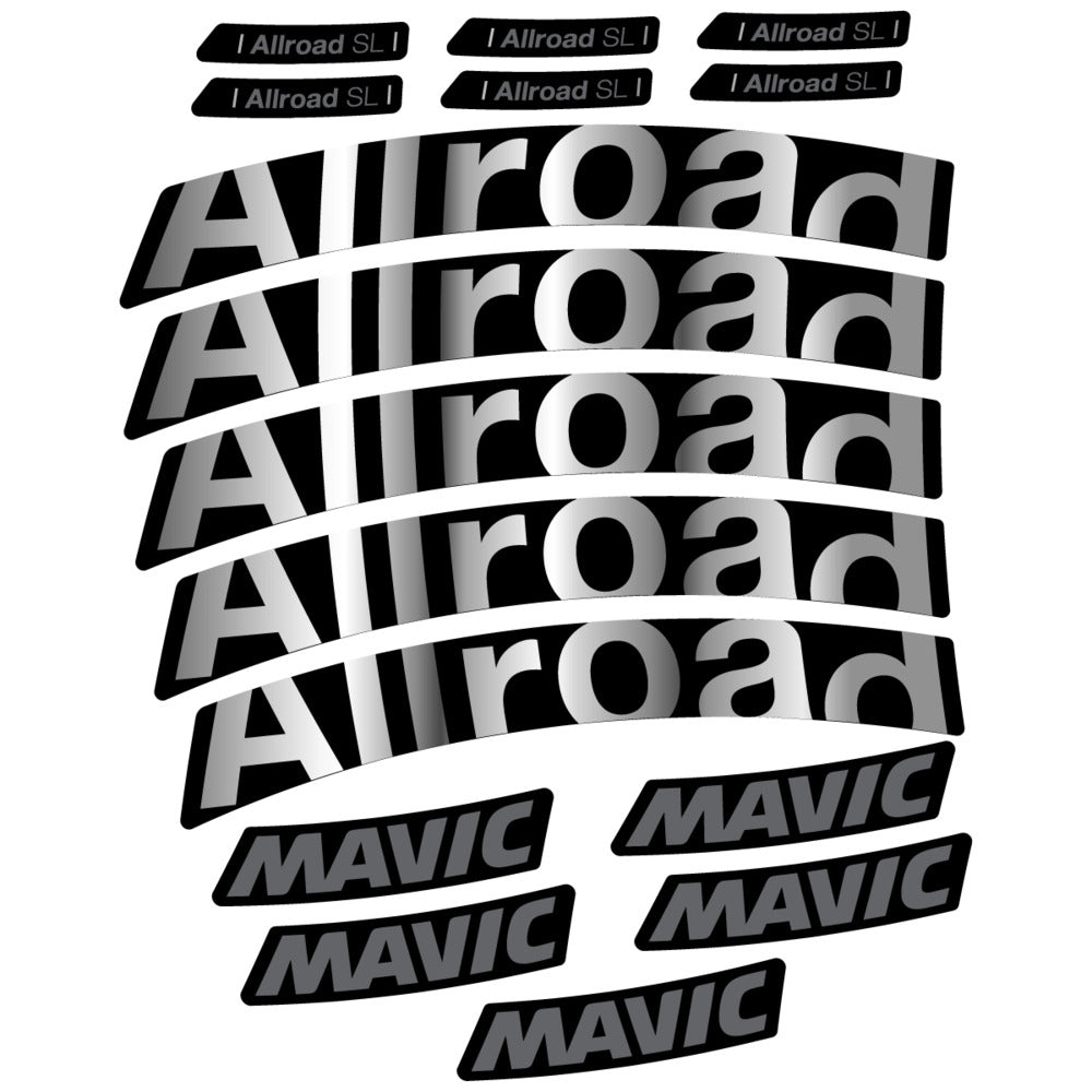 Stickers Compatible Decal Mavic Allroad SL 2025 compatibles - Autocollants roue vélo route