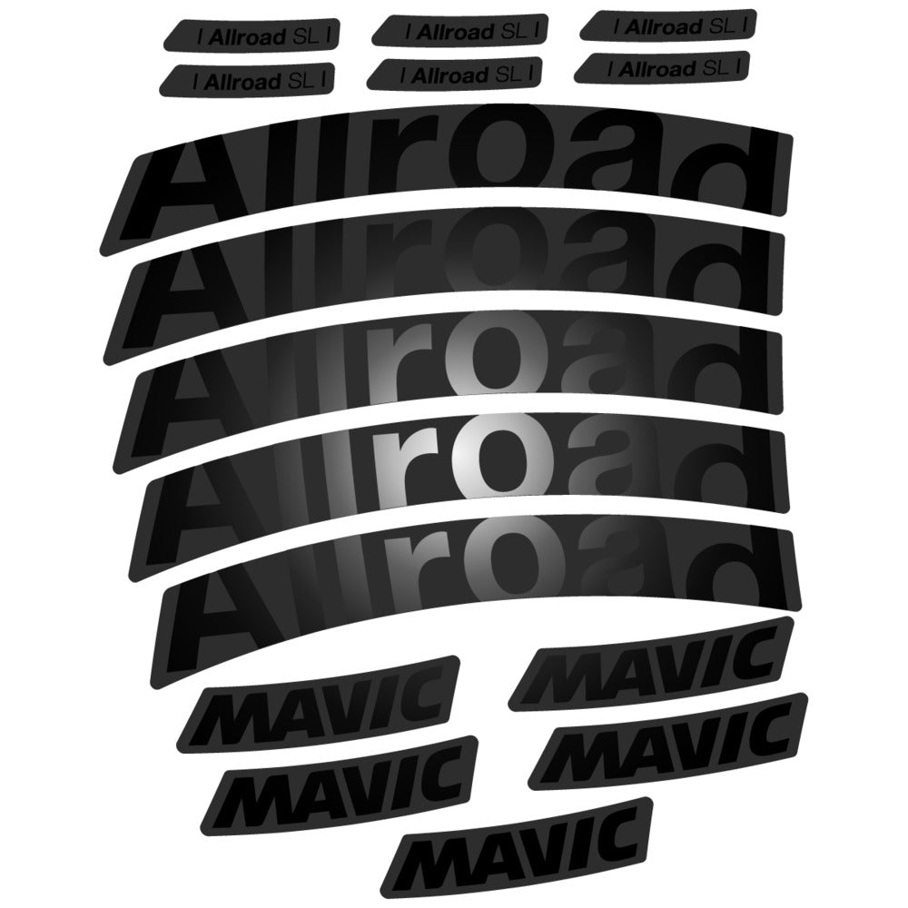 Stickers Compatible Decal Mavic Allroad SL 2025 compatibles - Autocollants roue vélo route