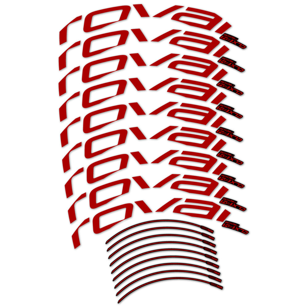 Stickers roue vélo Roval CLX 64 Disc autocollant vinyle