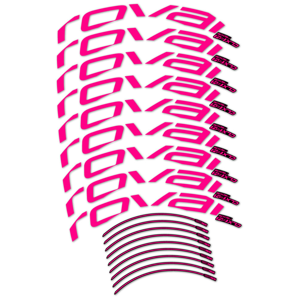 Stickers roue vélo Roval CLX 64 Disc autocollant vinyle