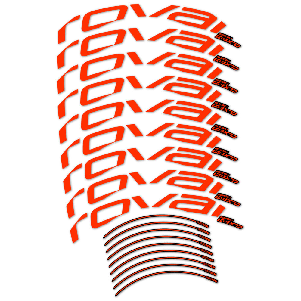 Stickers roue vélo Roval CLX 64 Disc autocollant vinyle