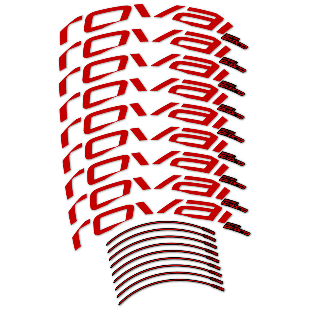 Stickers roue vélo Roval CLX 64 Disc autocollant vinyle