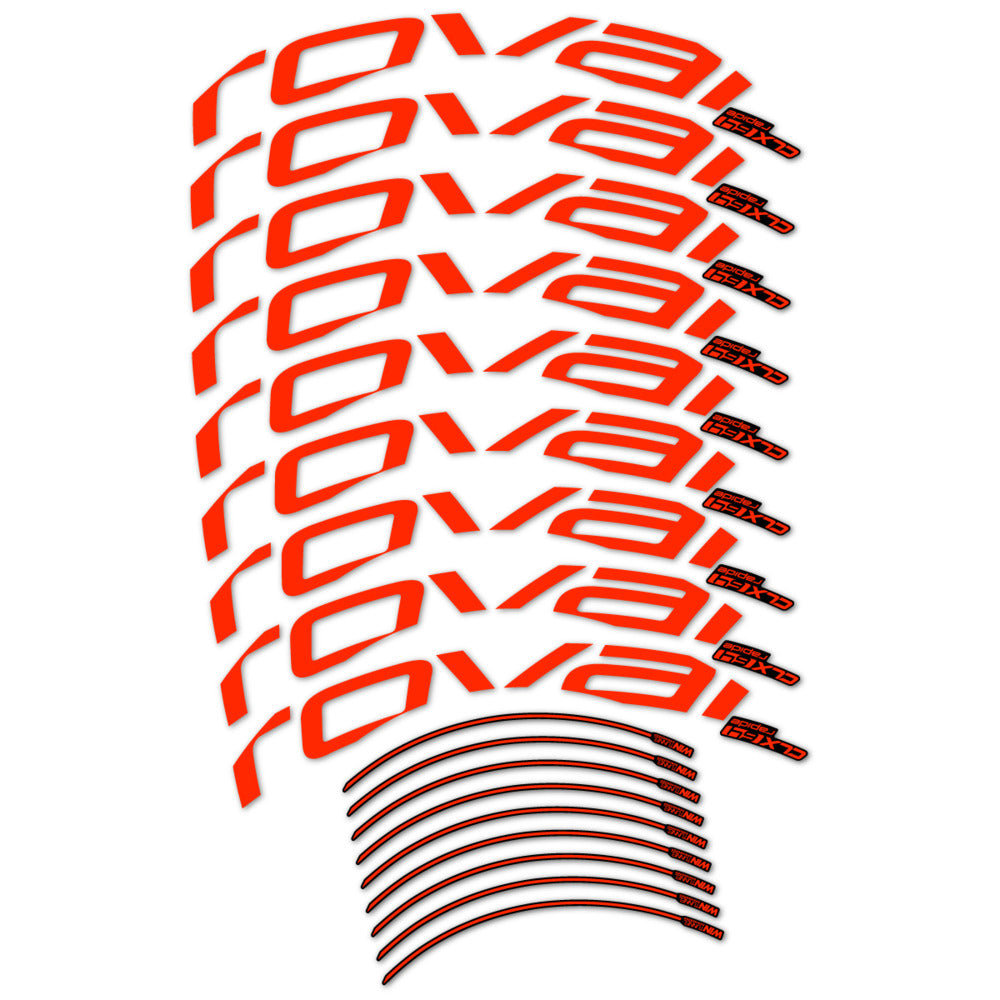 Stickers roue vélo Roval CLX 64 Disc autocollant vinyle