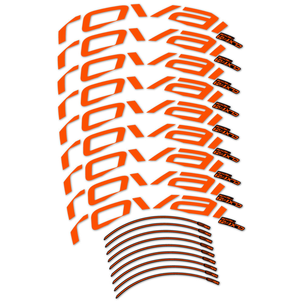Stickers roue vélo Roval CLX 64 Disc autocollant vinyle