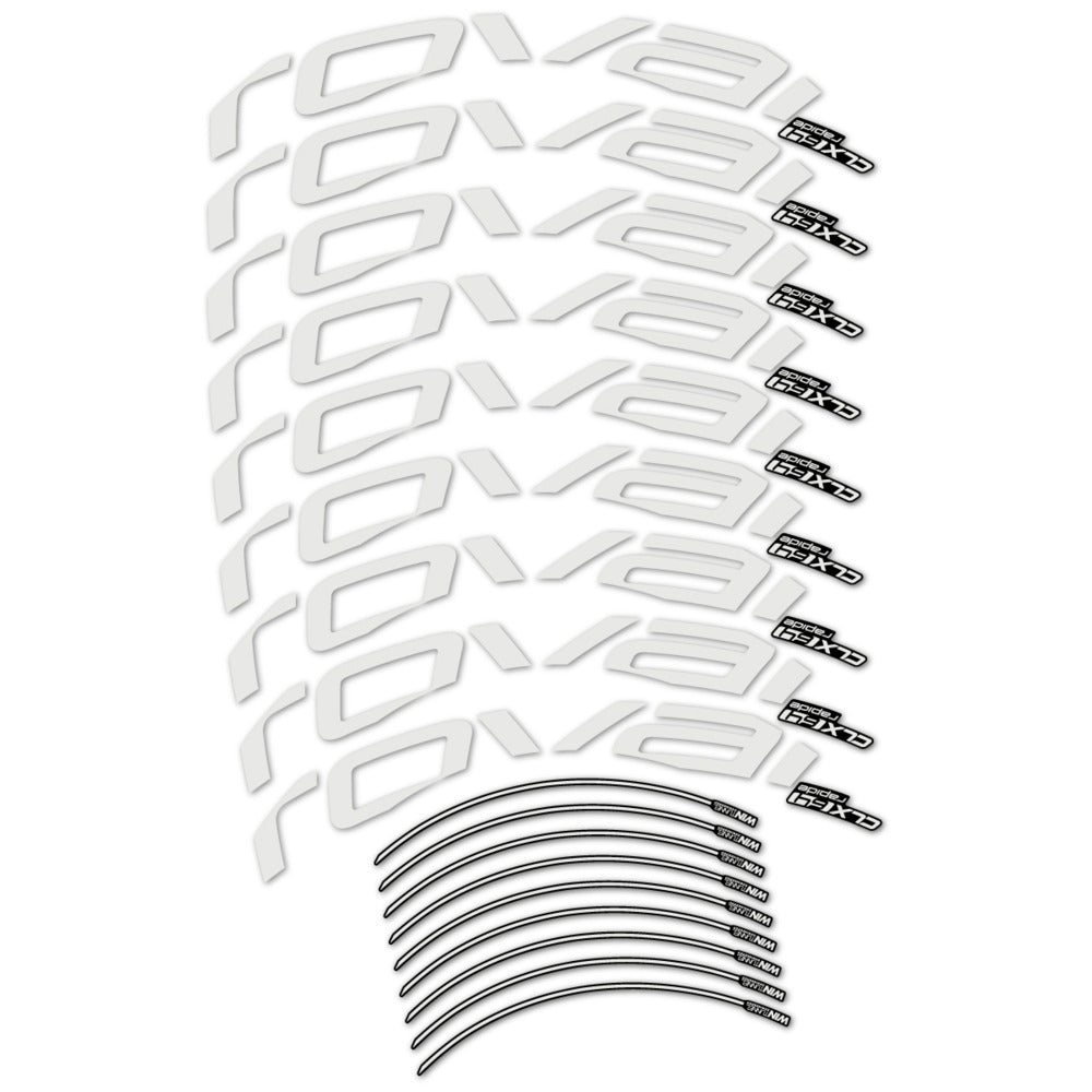 Stickers roue vélo Roval CLX 64 Disc autocollant vinyle