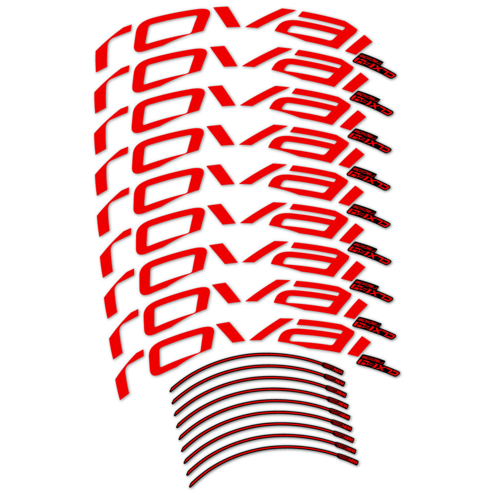Stickers roue vélo Roval CLX 64 Disc autocollant vinyle