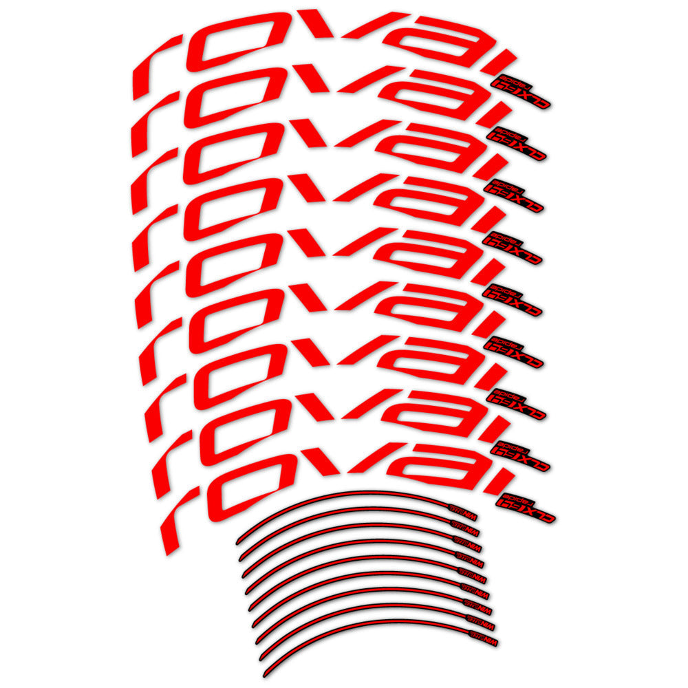 Stickers roue vélo Roval CLX 64 Disc autocollant vinyle